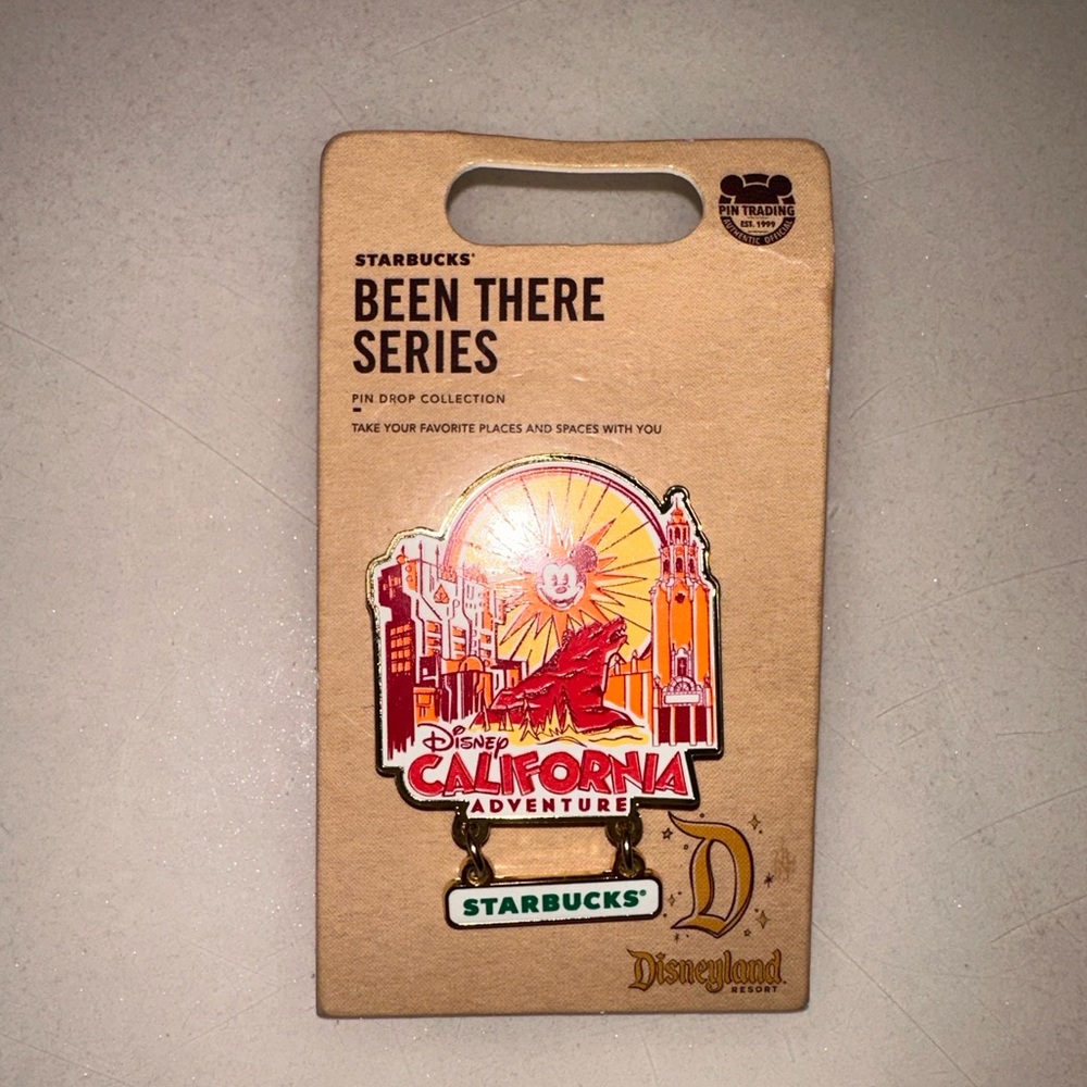 Disney California Adventure Starbucks Collector Pin